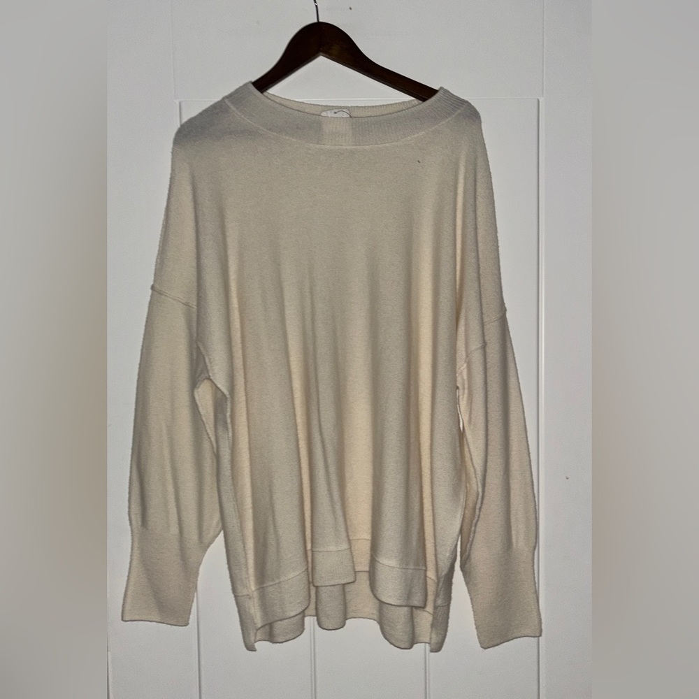 Free People Easy Street Oversize Slouchy Cashmere Tunic Sweater Women XL‎